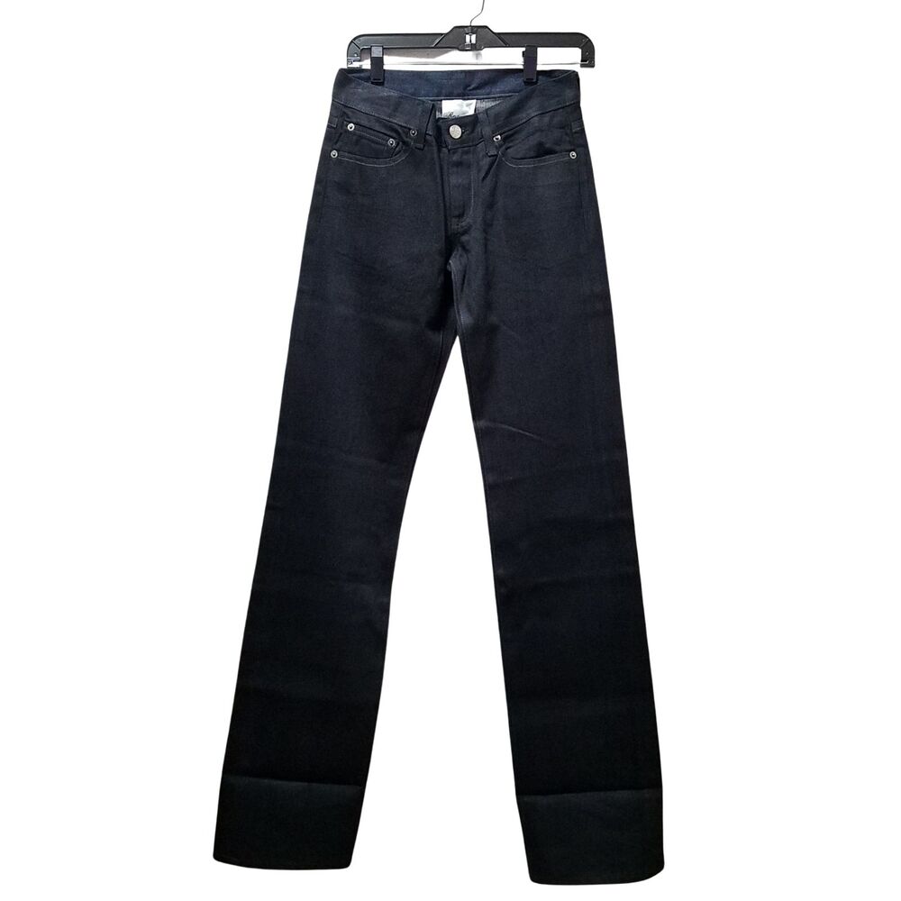 Restoration Of The Monarchy Jeans Women's 27x37 Black Waxed Denim Boyfriend